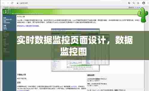 实时数据监控页面设计，数据监控图 