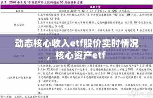 动态核心收入etf股价实时情况,核心资产etf