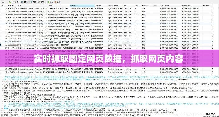 实时抓取固定网页数据,抓取网页内容