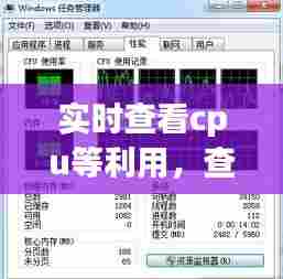 实时查看cpu等利用,查看cpu实时数据