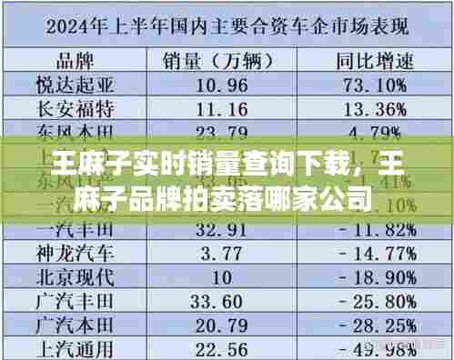 王麻子实时销量查询下载,王麻子品牌拍卖落哪家公司