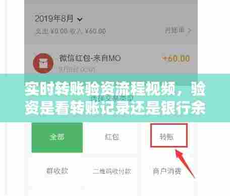 实时转账验资流程视频,验资是看转账记录还是银行余额