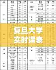 复旦大学实时课表查询，复旦大学公开课时间表 