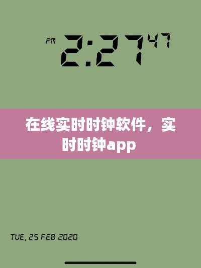 在线实时时钟软件,实时时钟app