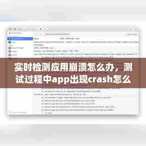 实时检测应用崩溃怎么办，测试过程中app出现crash怎么处理 