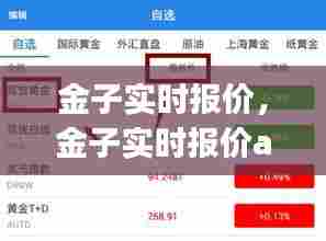 金子实时报价,金子实时报价app