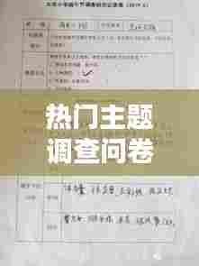 热门主题调查问卷,主题问卷调查表