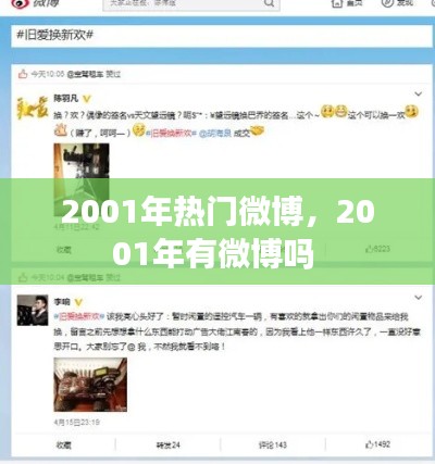 2001年热门微博,2001年有微博吗