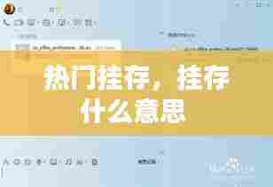 热门挂存,挂存什么意思