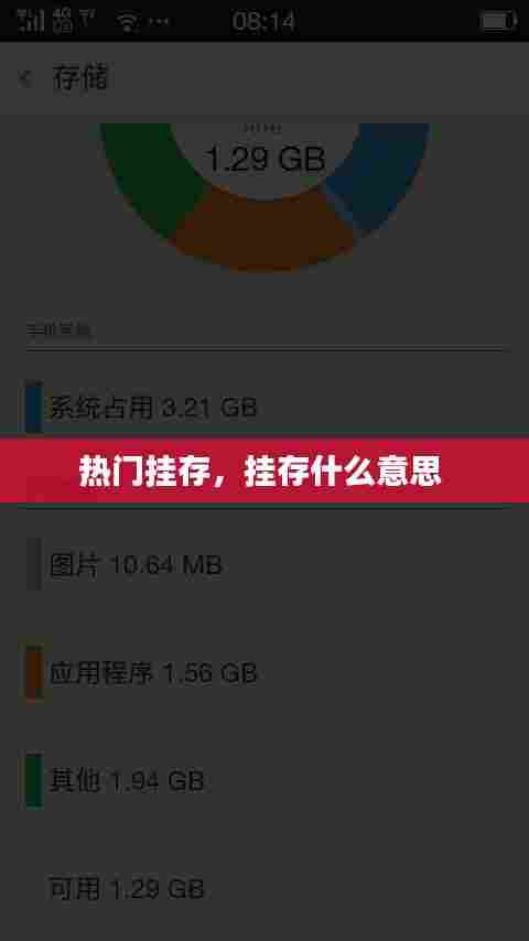 热门挂存,挂存什么意思