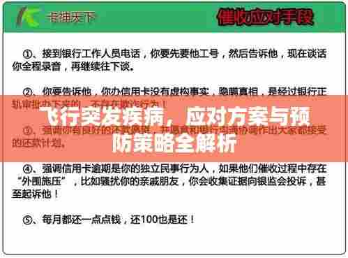 飞行突发疾病,应对方案与预防策略全解析