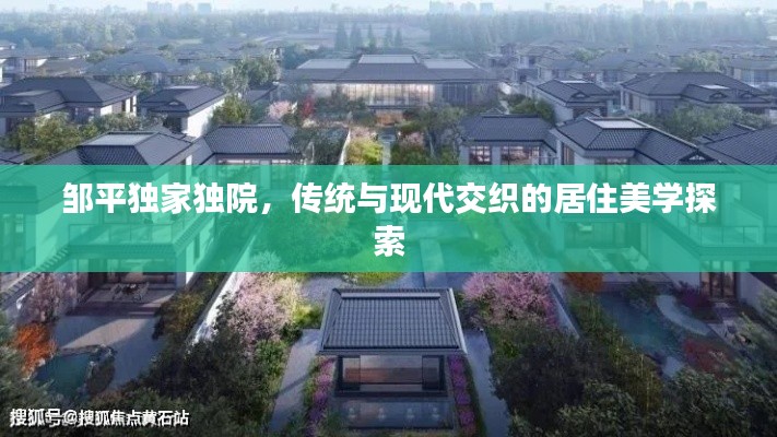邹平独家独院,传统与现代交织的居住美学探索