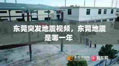 东莞突发地震视频,东莞地震是哪一年