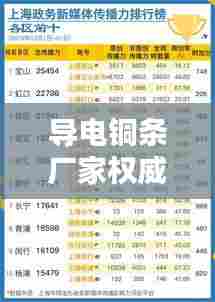 导电铜条厂家权威排名TOP 10榜单揭晓!