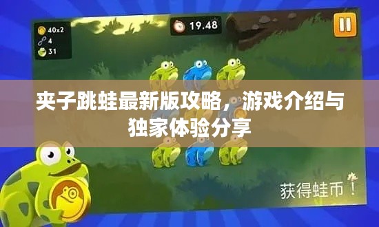 夹子跳蛙最新版攻略,游戏介绍与独家体验分享