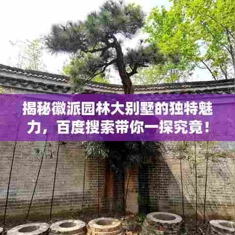 揭秘徽派园林大别墅的独特魅力，百度搜索带你一探究竟！