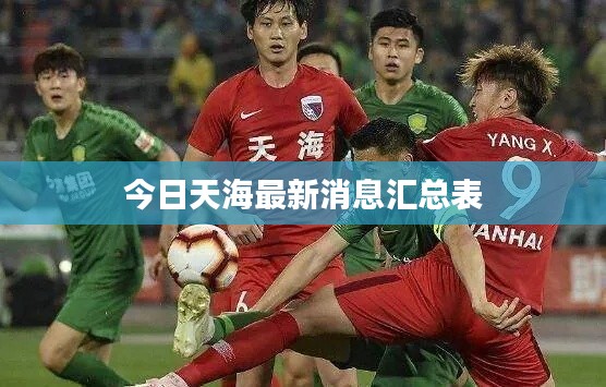 今日天海最新消息汇总表