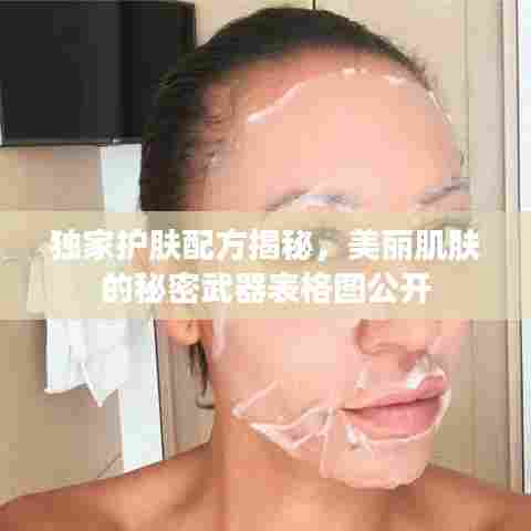 独家护肤配方揭秘，美丽肌肤的秘密武器表格图公开