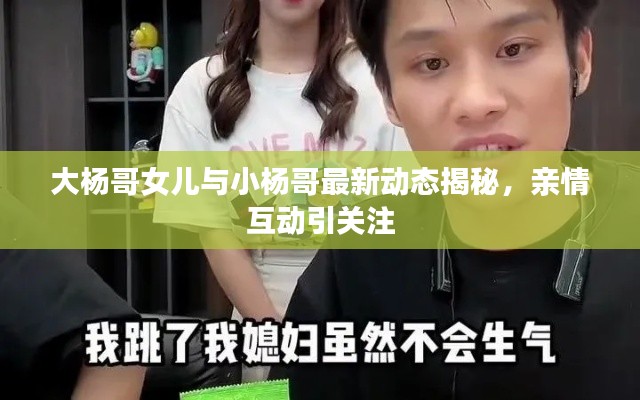 大杨哥女儿与小杨哥最新动态揭秘，亲情互动引关注