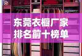 东莞衣橱厂家排名前十榜单揭晓,行业翘楚引领时尚潮流风向标